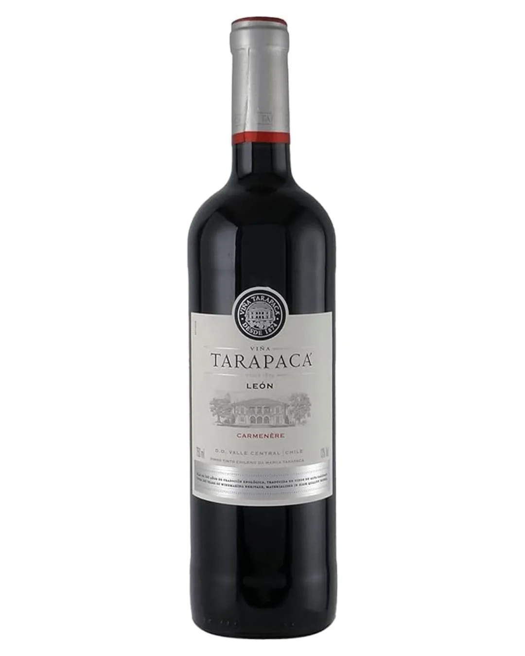 Rótulo Tarapacá León - Carmenere, Artezannale, Bandeirantes, Juiz de Fora
